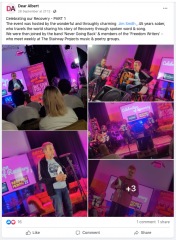 image link to Dear Albert project facebook page